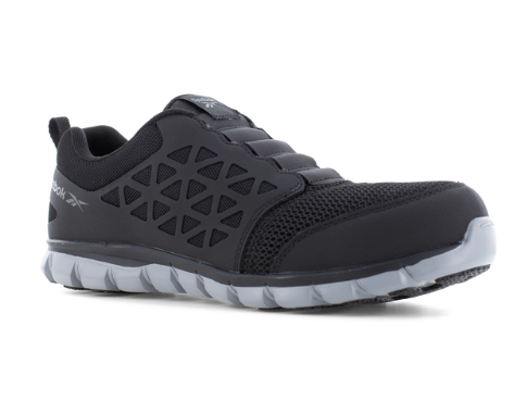 Composite Toe ESD Slip Resistant Cushioned Slip-on Work Shoe RB4052