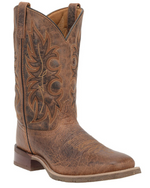 Laredo Men's Brown Pull-On Square Toe Western Boot 7835