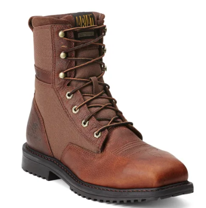 Ariat Rigtek Men s Brown Leather Composite Toe Lace Up Work Boot 100 West Point Safety Shoes