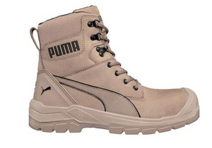 PUMA SAFETY CONQUEST  MEN'S 7 INCH COMPOSITE TOE EH WP SIDE ZIP WORK BOOT