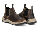 Avenger Women's Brown Carbon Toe EH SR  Slip-On Work Boot A9104