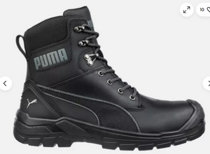 PUMA SAFETY CONQUEST  MEN'S 7 INCH COMPOSITE TOE EH WP SIDE ZIP WORK BOOT