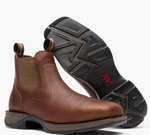 Durango Rebel Men's Brown Leather Steel Toe SR EH Chelsea Work Boot DDB0541