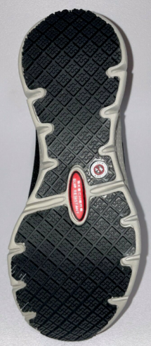 Skechers Women's Composite Toe EH Slip/Oil Resist. Work Shoe 108075/BKGY