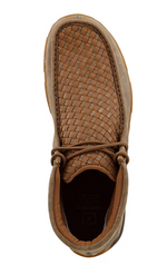 Men's Brown Driver Moc Soft Toe Lace-Up  Shoe MDM033
