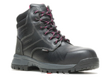 Wolverine Women's Black  6"Composite Toe Waterproof Lace Up Work Boot W10181