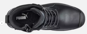PUMA SAFETY CONQUEST  MEN'S 7 INCH COMPOSITE TOE EH WP SIDE ZIP WORK BOOT