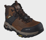 Skechers Men's Brown Composite Toe Electrical Hazard Waterproof Boot 200161
