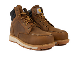 Carhartt Women's 6" Composite Toe Brown Wedge Waterproof EH Work Boot FM6444