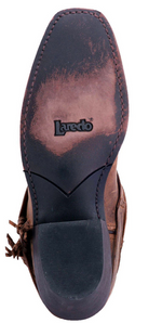 Laredo Women's Sand/White Western Round Toe Boot 51091