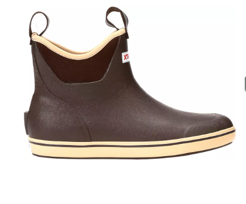 XTRATUF Men's Chocolate Brown Ankle Rubber Deck Boots 27734