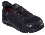 Skechers Women's Black Carbon Toe Slip-in ESD Work Shoe 108217