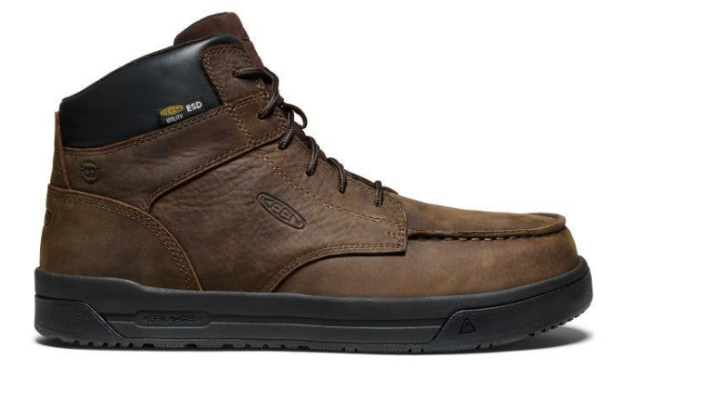 Keen Gibson Mid Men's Carbon Toe ESD Oil/Slip Resistant Work Boot 1030654