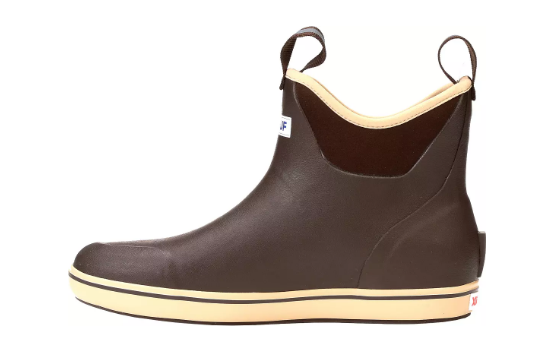 XTRATUF Men's Chocolate Brown Ankle Rubber Deck Boots 27734