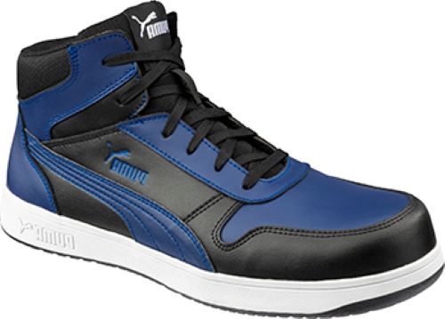 PUMA Blue/Black Mid Front Court Composite  Toe ESD WP Athletic shoe 63.007.5
