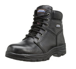 Skechers Peril Women's Black Relaxed Fit EH Steel Toe Boot Memory Foam 76561/BLK