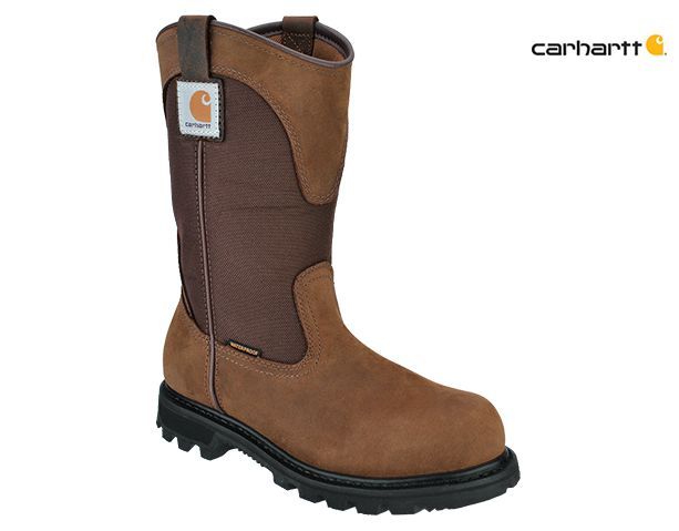 Carhartt Women's 11" Steel Toe Pull On Waterproof Work Boot CWP 1250