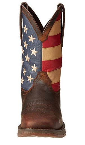 Durango Rebel Men's American Flag Pull On Steel Toe EH Western Boot DB020