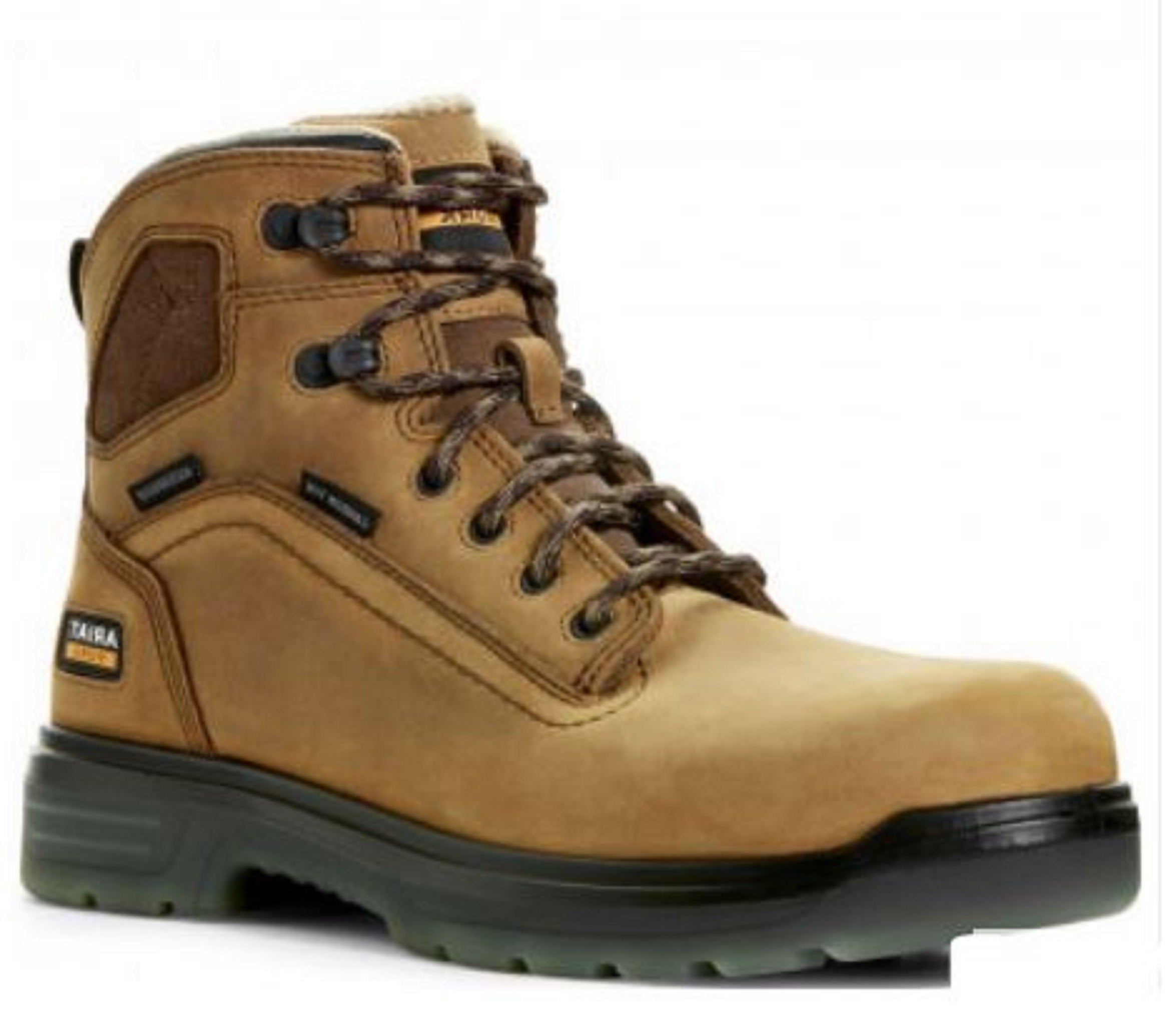 Ariat Men's Brown Leather Composite Toe WP Oil/Slip Resistant Work Boot 10027335