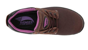Avenger Women's Composite Toe Electrical Hazard Slip/Oil Resistant Waterproof Work Shoe 7164