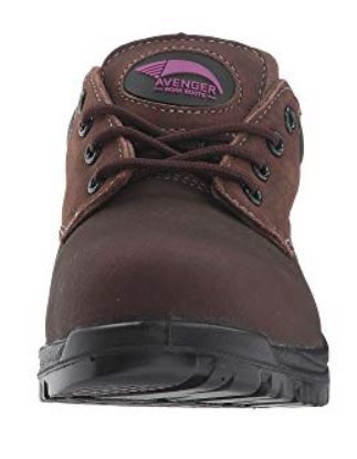 Avenger Women's Composite Toe Electrical Hazard Slip/Oil Resistant Waterproof Work Shoe 7164