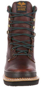 Georgia Men's Brown Leather Steel Toe Electrical Hazard Lace-Up Work Boot G8374