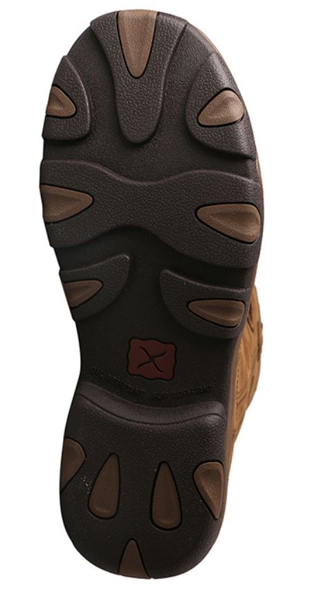 Twisted X Men's Distressed Saddle Waterproof Soft Toe Work Boot MHKBW01