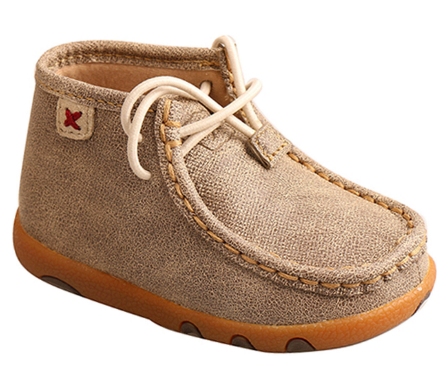 Twisted X Toddler Boys' Dusty Tan Driving Moc ICA0005