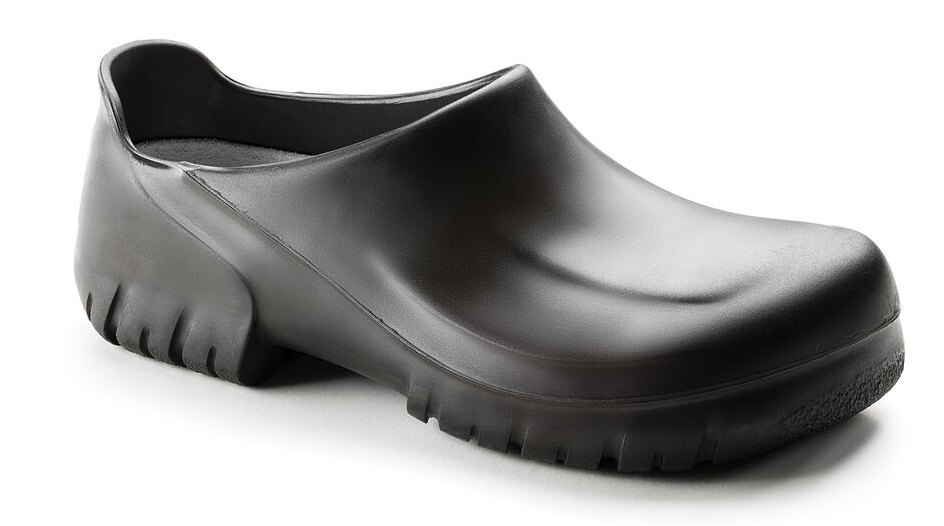 Birkenstock Men's Black Polyurethane Slip/Oil Resist. Steel Toe