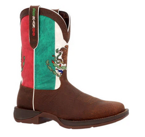 Durango Rebel Men's Mexican Flag Slip/Oil Resist. Soft Toe Boot DDB0430