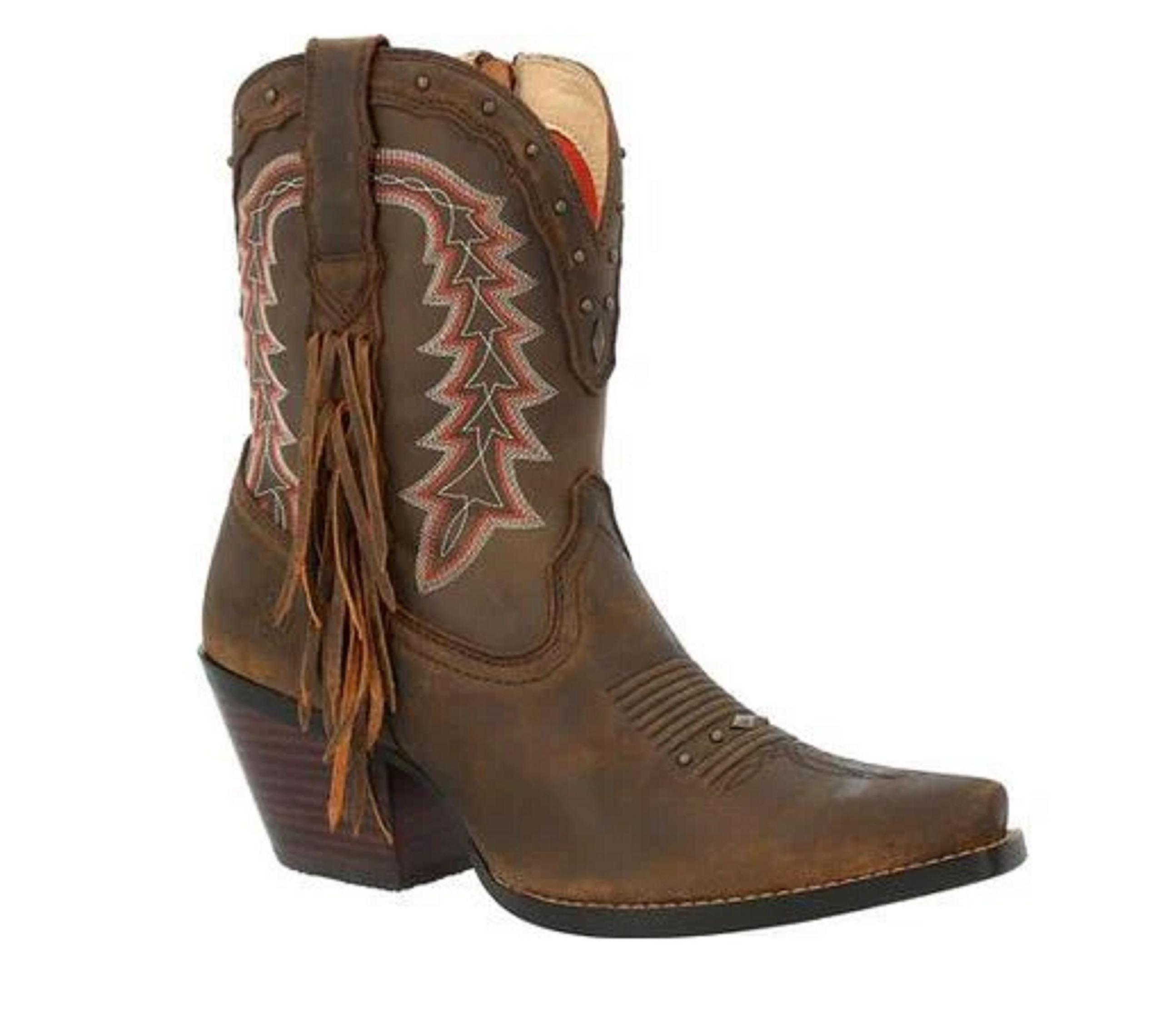 Durango 'Crush' Women's Brown Fringed Western Boot DRD0430