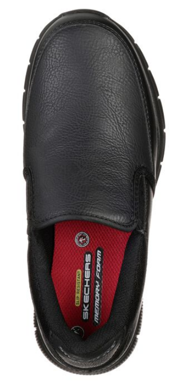 Skecher Women's EH Slip Resistant Slip-On Soft Toe Work Shoe 77236
