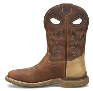 Double H Men's Veil Wide Square Soft Toe EH Oil & Slip Resist. Pull-On Boot DH5387