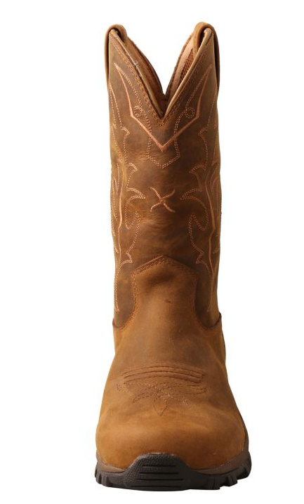 Twisted X Women's Distressed Saddle Soft Toe Pull On Boot WHKBW01