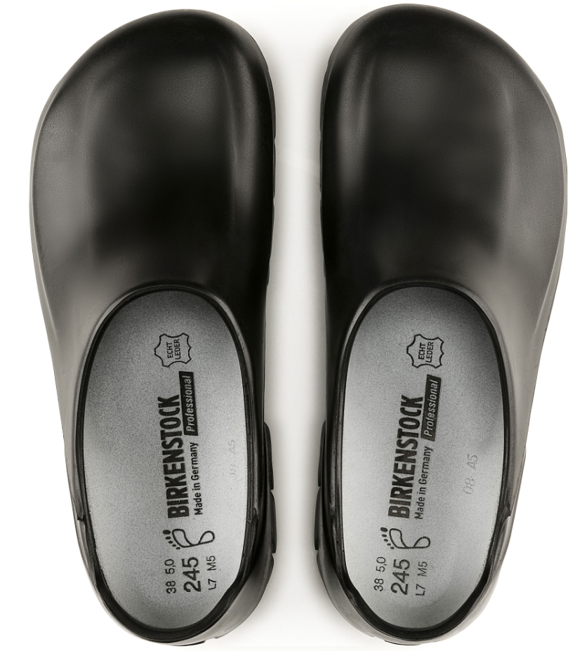 Birkenstock Women's Black Polyurethane Slip/Oil Resist. Steel Toe Clog A640