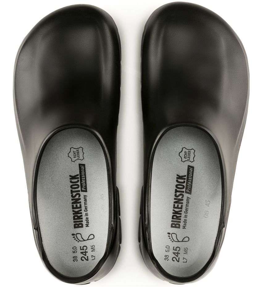 Birkenstock Men's Black Polyurethane Slip/Oil Resist. Steel Toe Clog A640