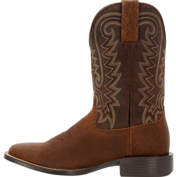 Durango Men's Brown Leather Pull-On Slip Resistant Western Boot DDB0379
